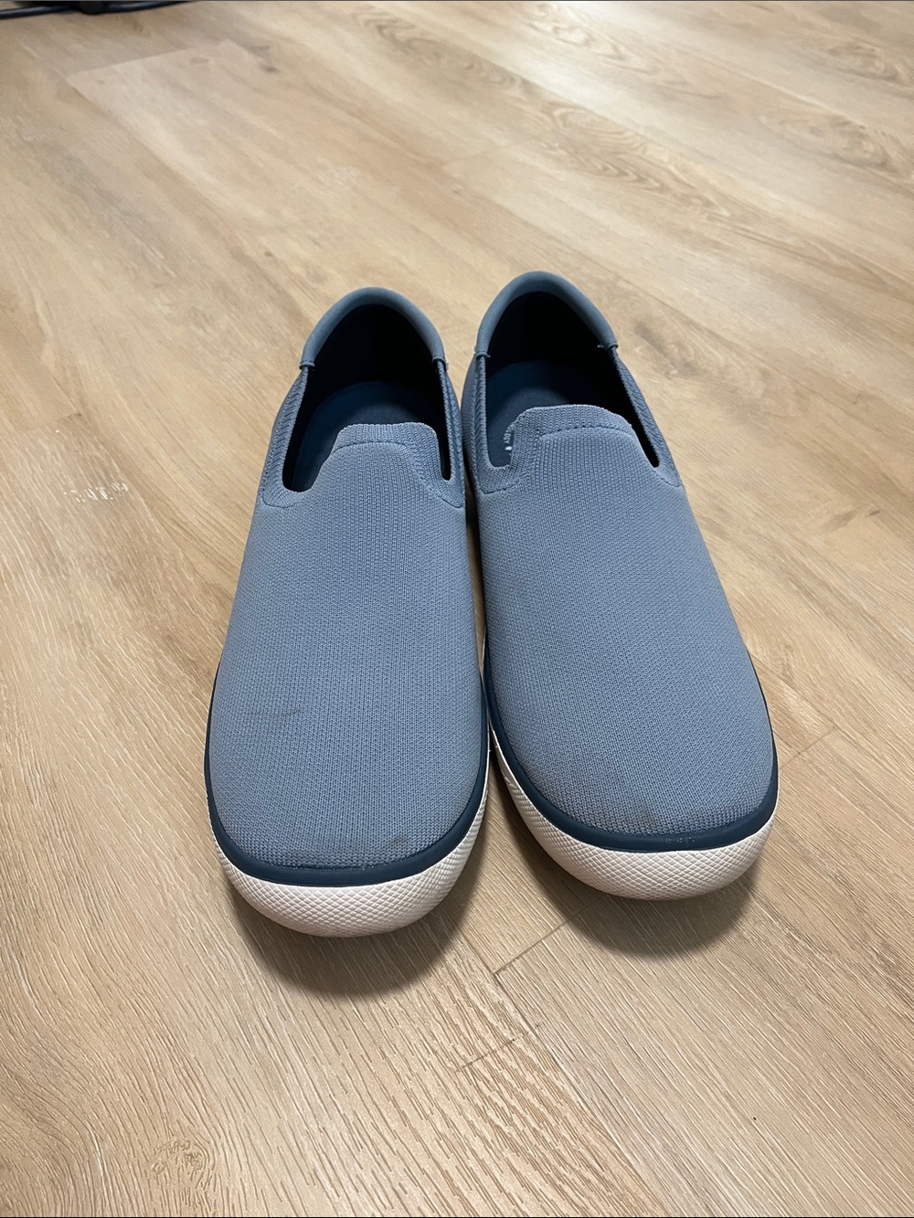 Vessi Mens Boardwalk Slip On Blue Shoes Size 11
